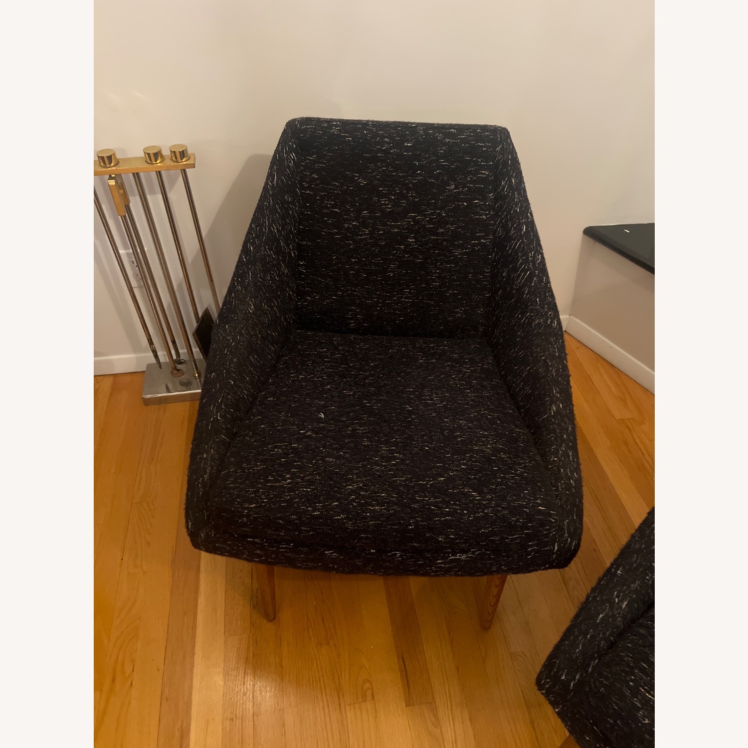 West Elm Parker Blue Accent Chairs - image-3