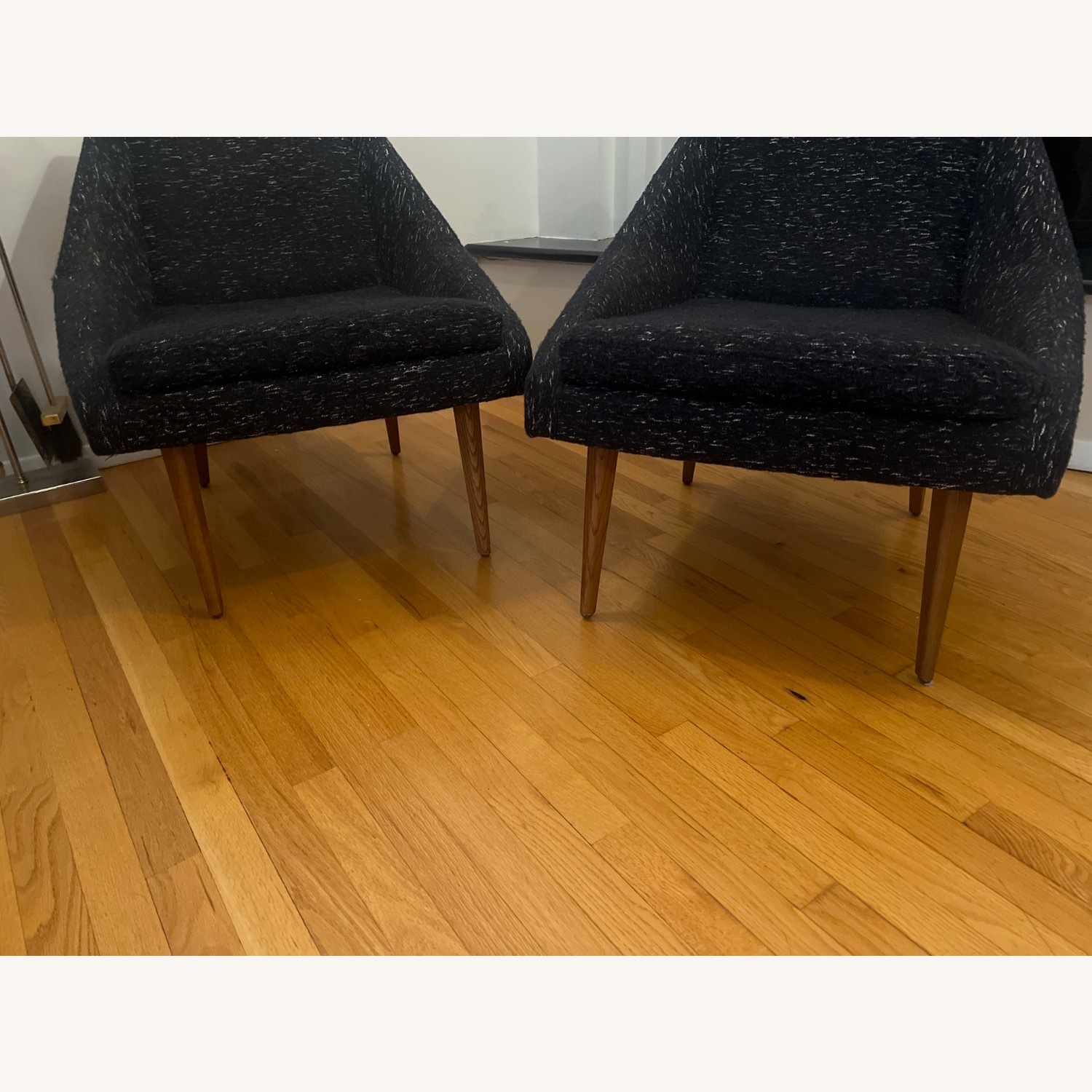 West Elm Parker Blue Accent Chairs - image-4