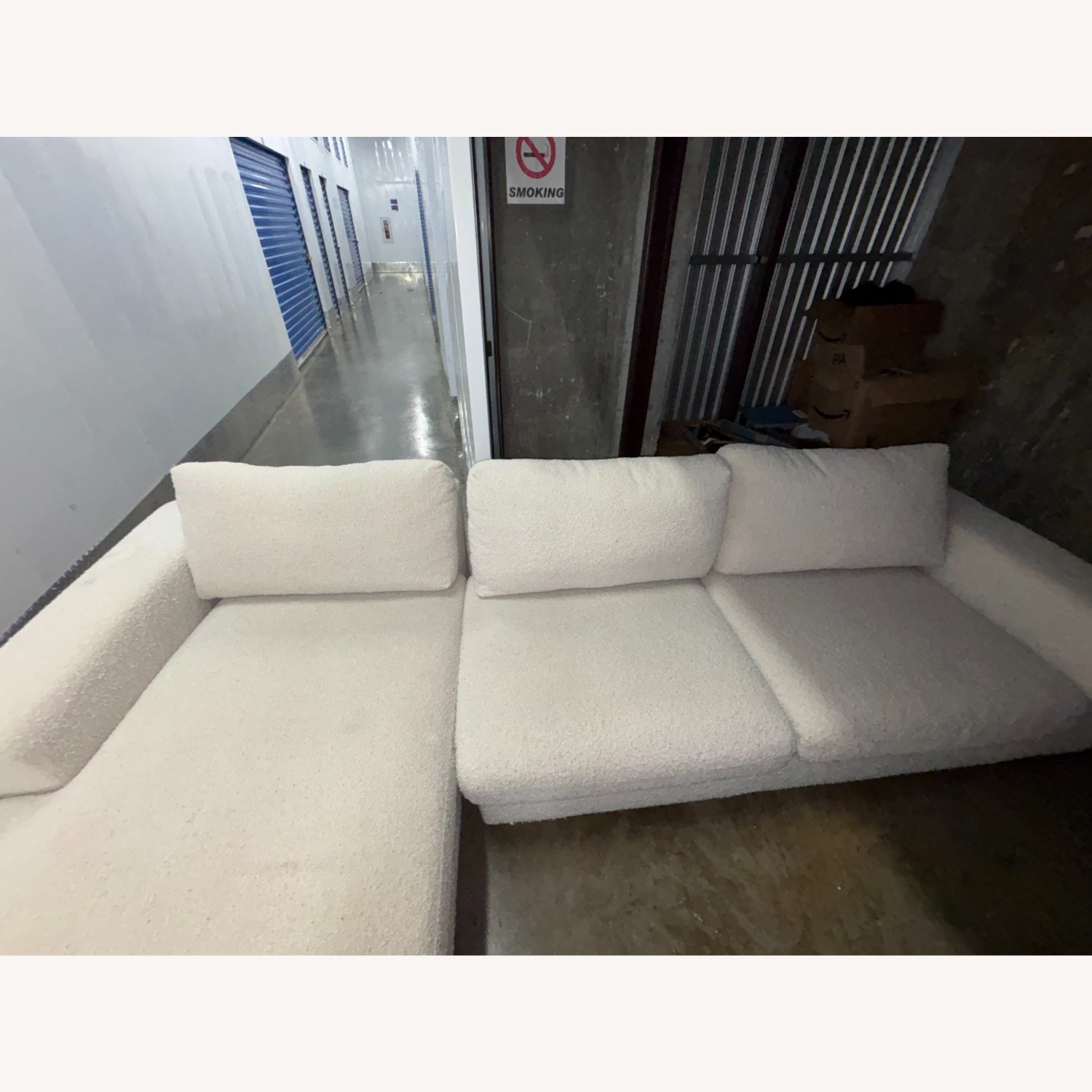 Rove Concepts Milo White Wool Blend 2 Piece Sectional - image-12