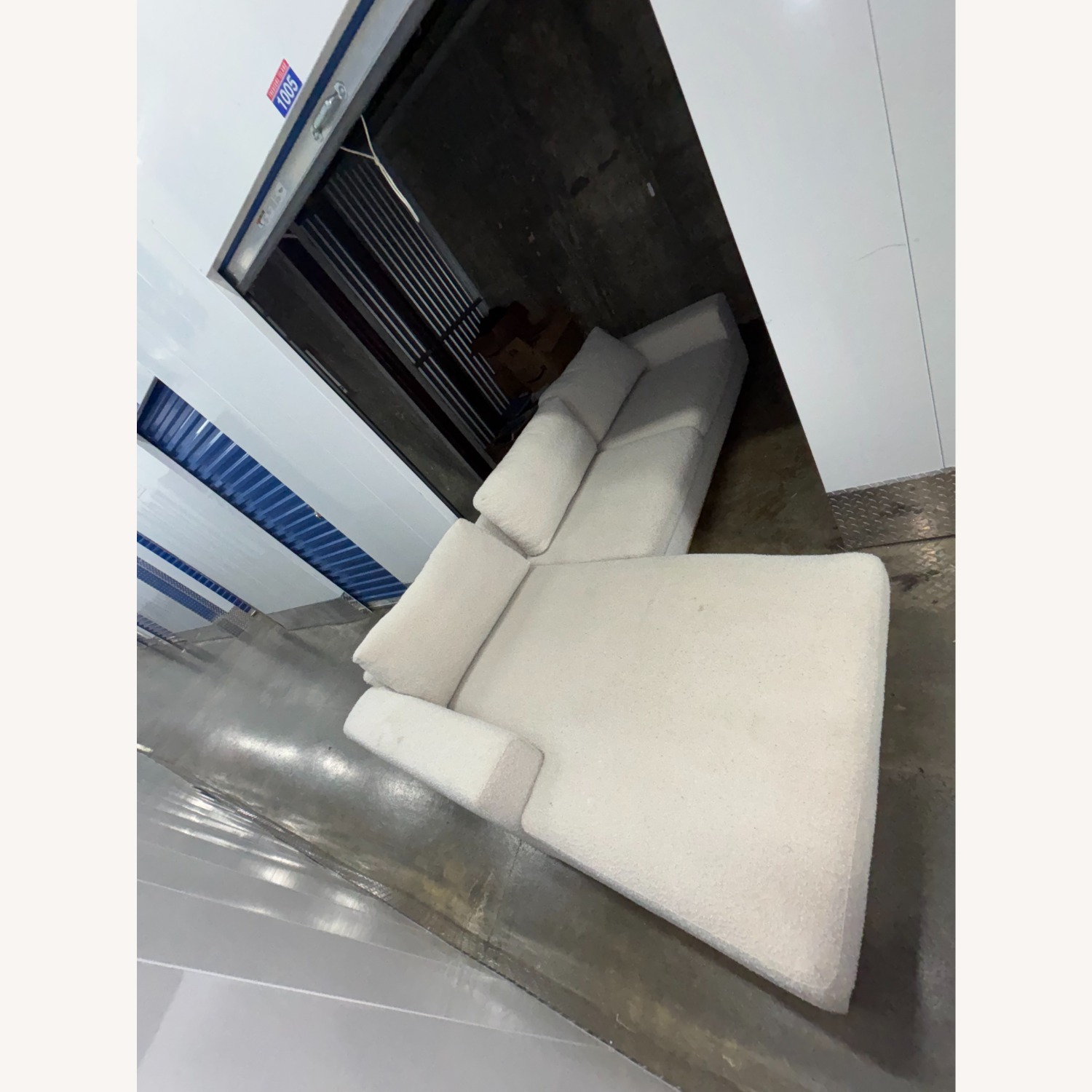 Rove Concepts Milo White Wool Blend 2 Piece Sectional - image-1