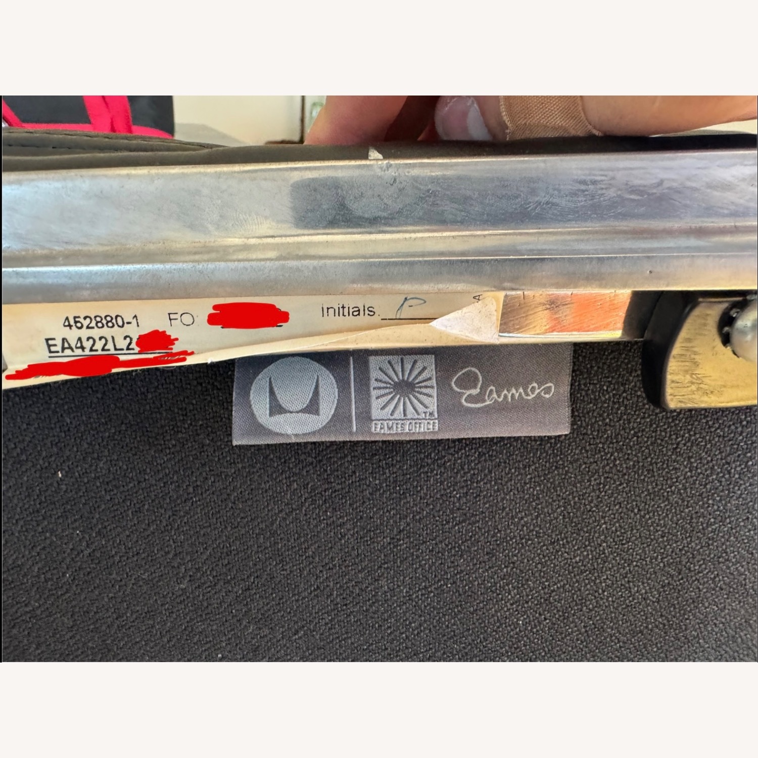 Herman Miller Eames Black Leather Armchair - image-3