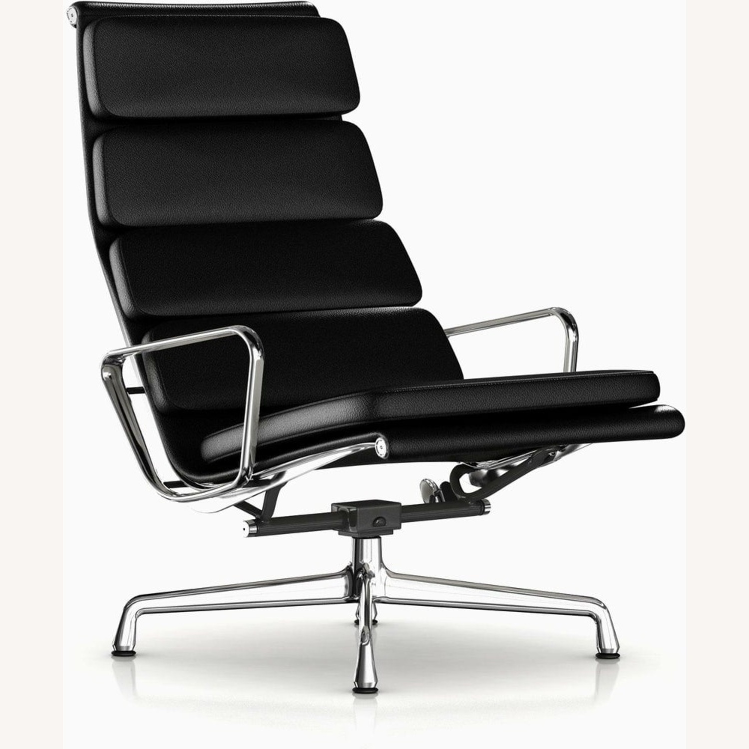 Herman Miller Eames Black Leather Armchair - image-4
