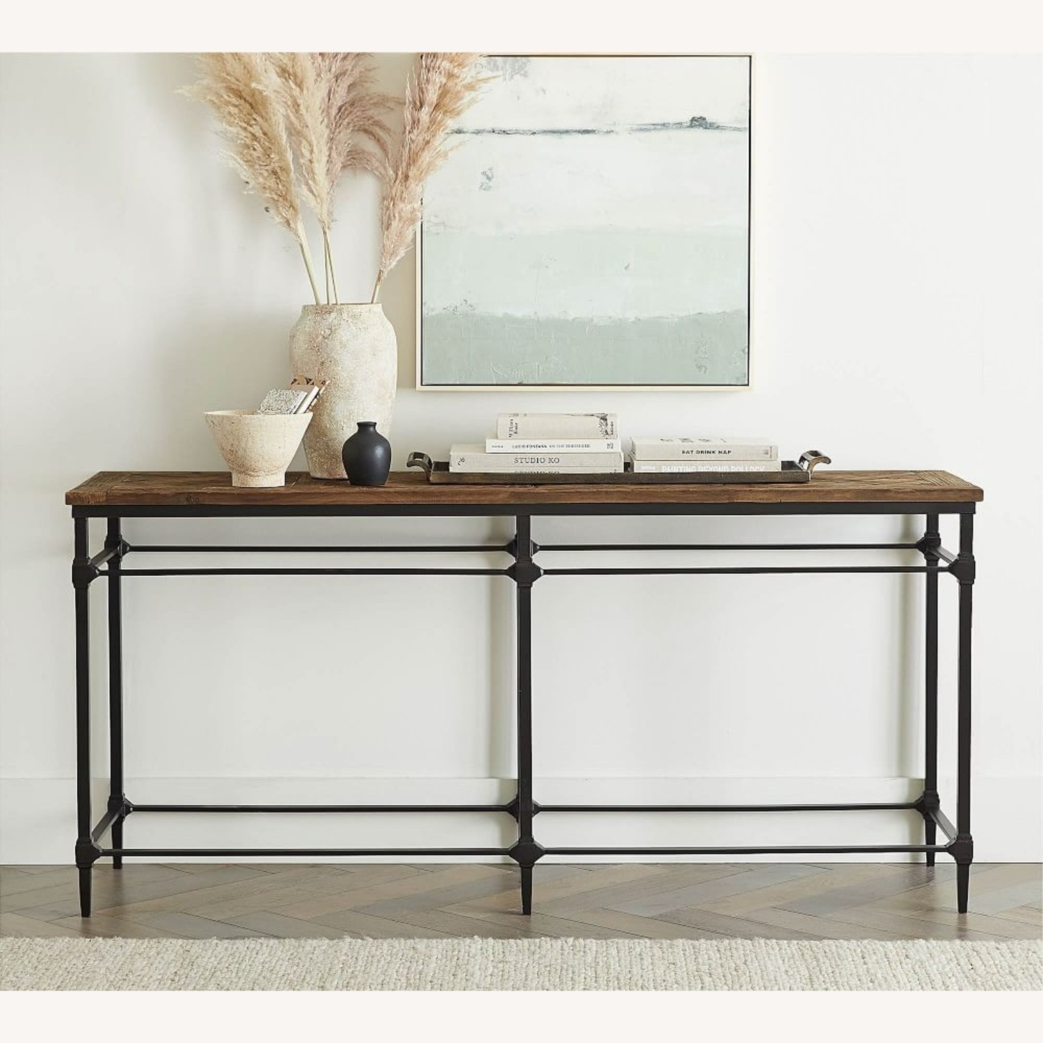 Pottery Barn Natural Wood Sideboard - image-4