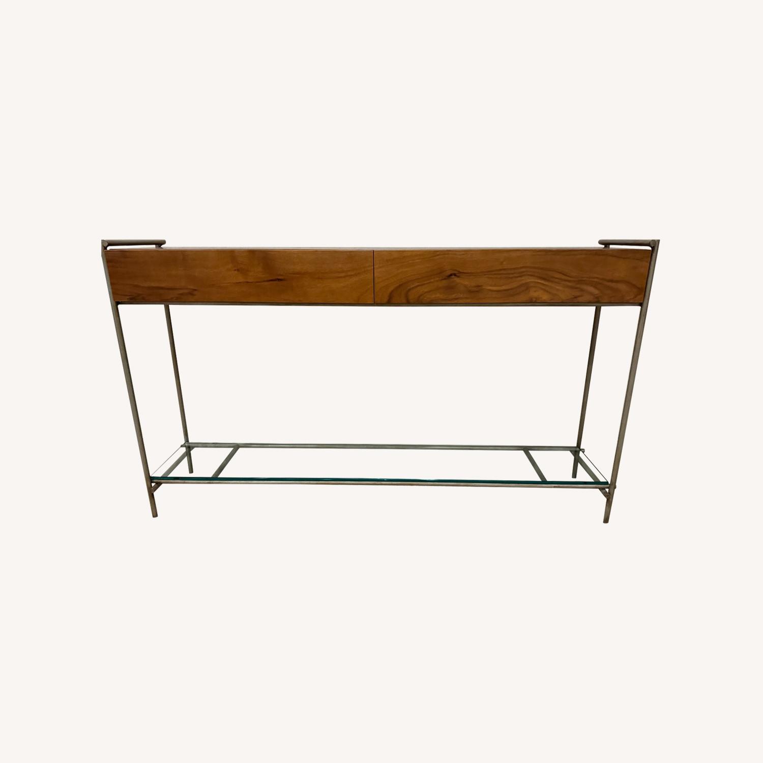 Charleston Forge Walnut Side Table - image-0