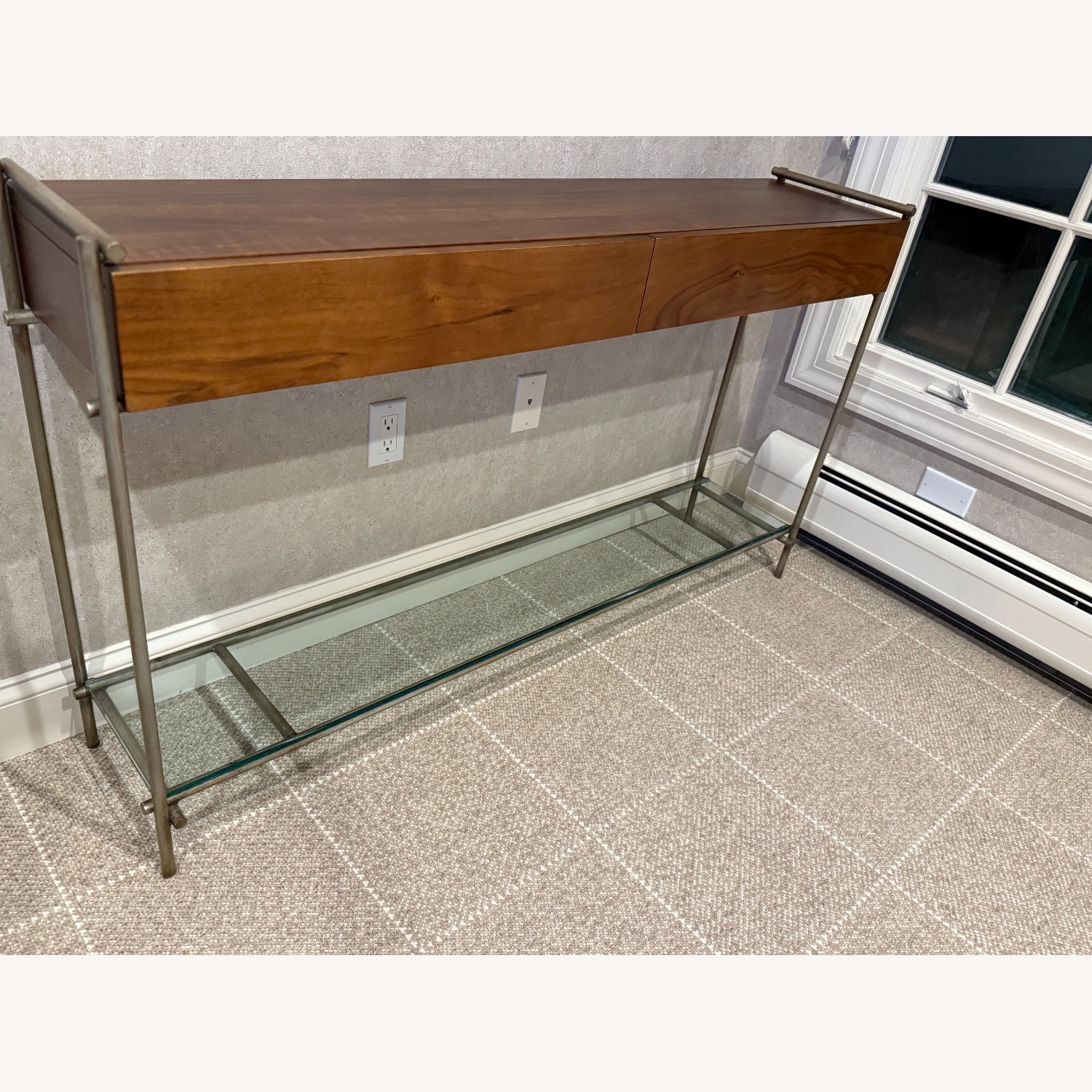 Charleston Forge Walnut Side Table - image-2