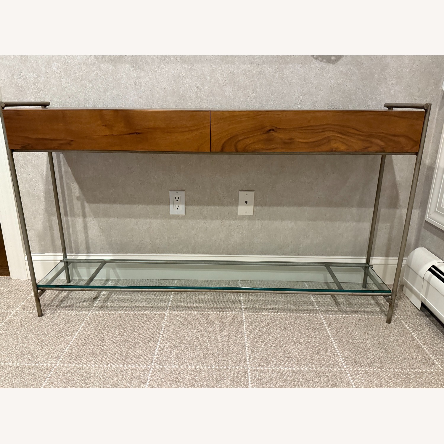 Charleston Forge Walnut Side Table - image-1