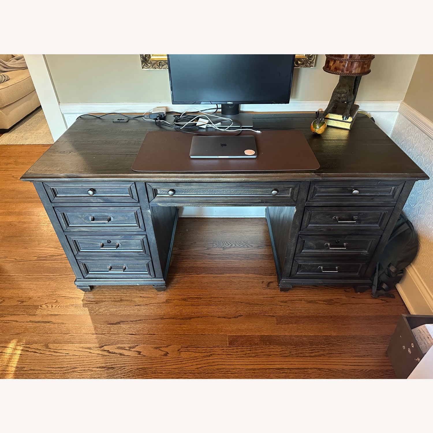 Birch Lane Kerey Light Gray Desk - image-1