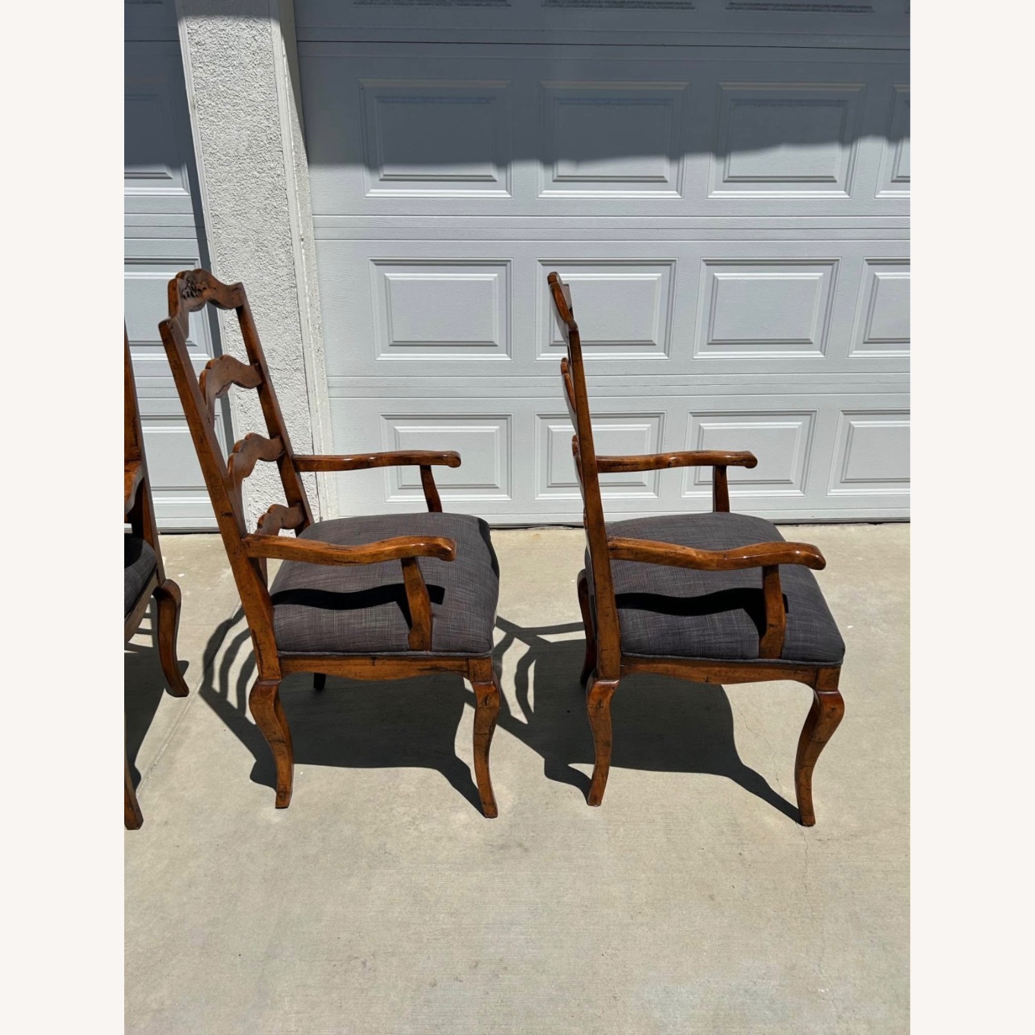 1980s Guy Chaddock Dining Table Set Real Wood - image-3