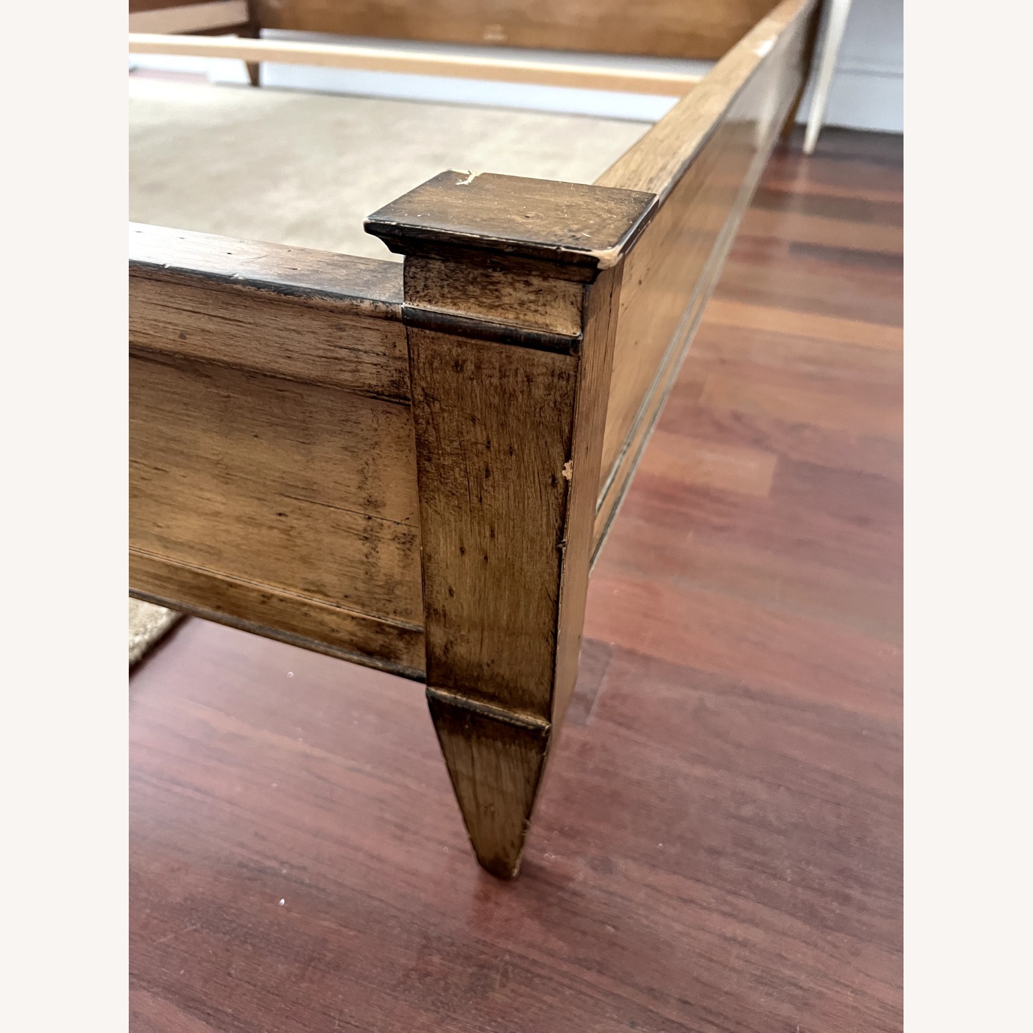 Roche Bobois Light Brown Wood Queen Bed - image-6