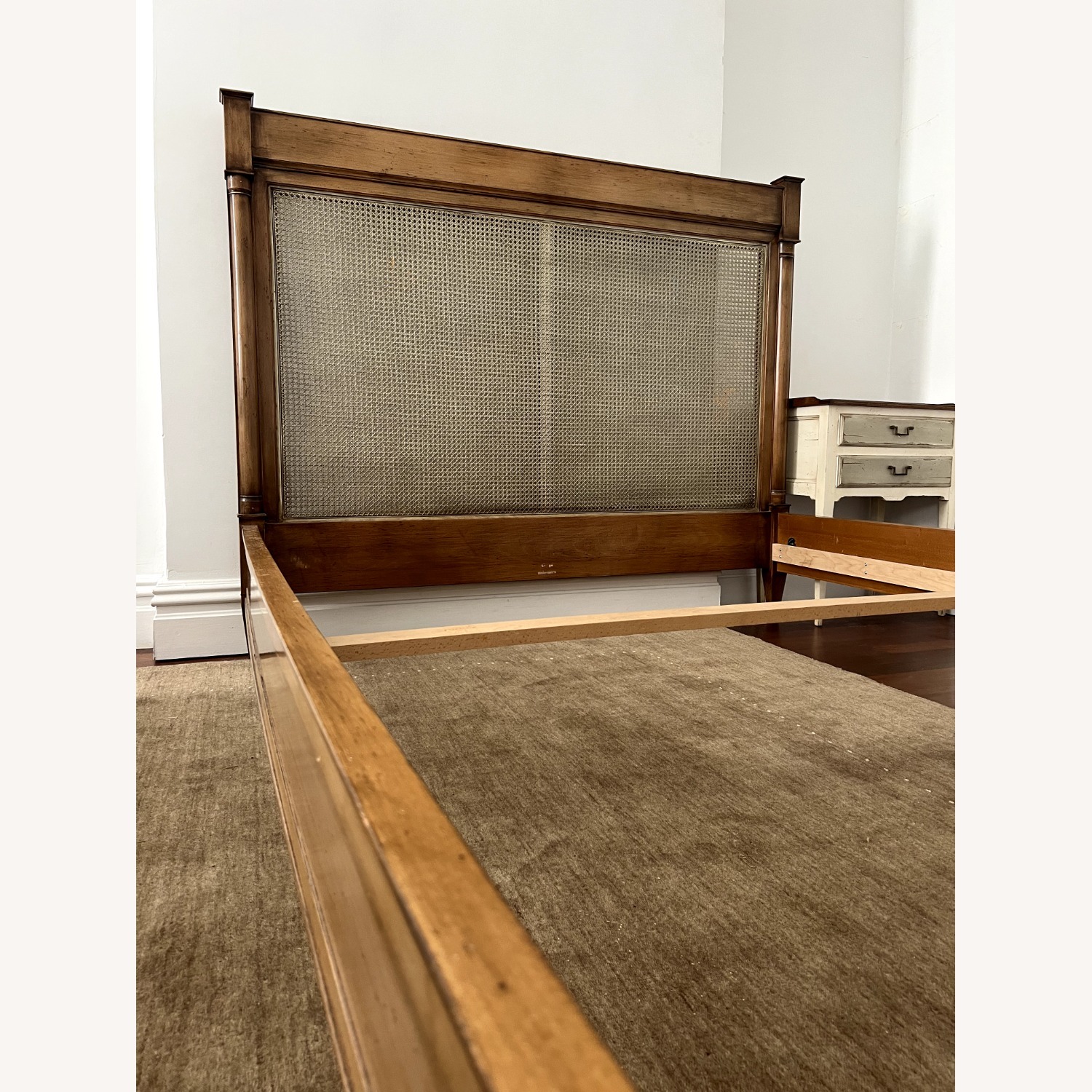 Roche Bobois Light Brown Wood Queen Bed - image-4