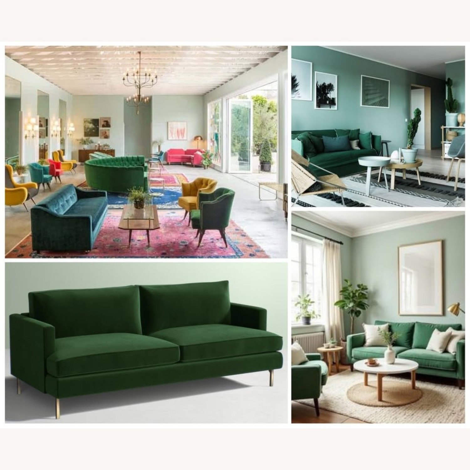 ABC Home Hannah Apartment Sofa in Emerald Green - image-8