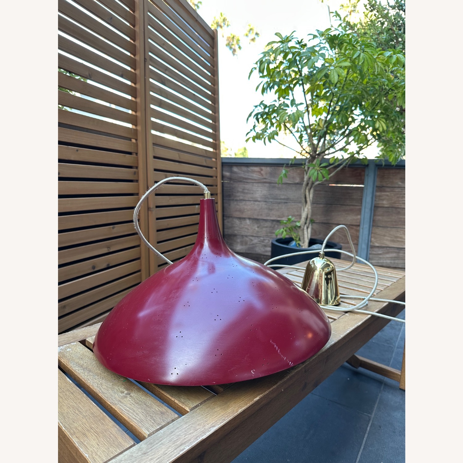 Gubi Tynell 1965 Pendant - Chianti Red - image-3