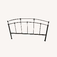 Dark Gray Metal Headboard Full Size