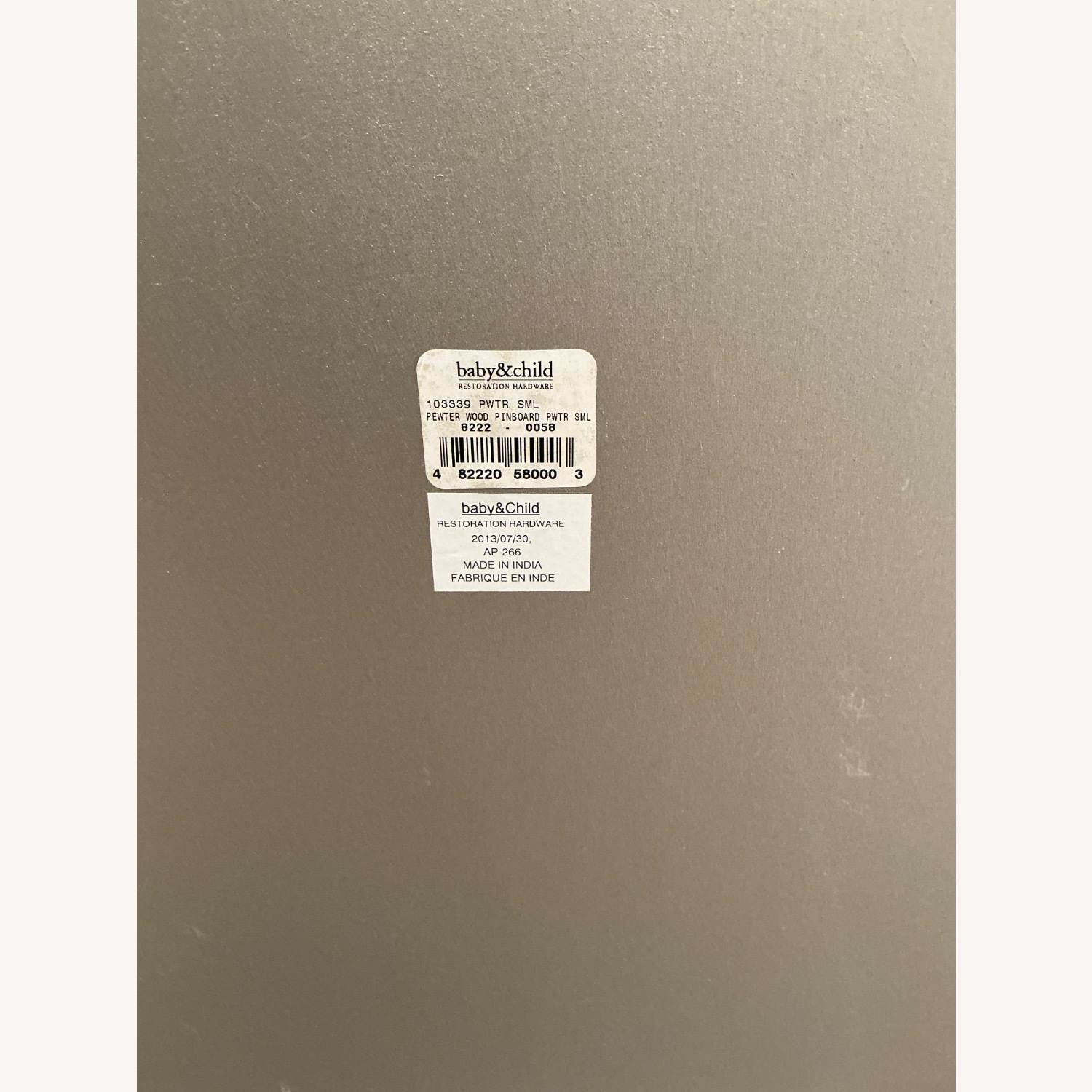 Restoration Hardware Baby & Child Push Pin Board  - image-6