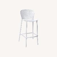 AllModern White Resin Patio Furniture Set