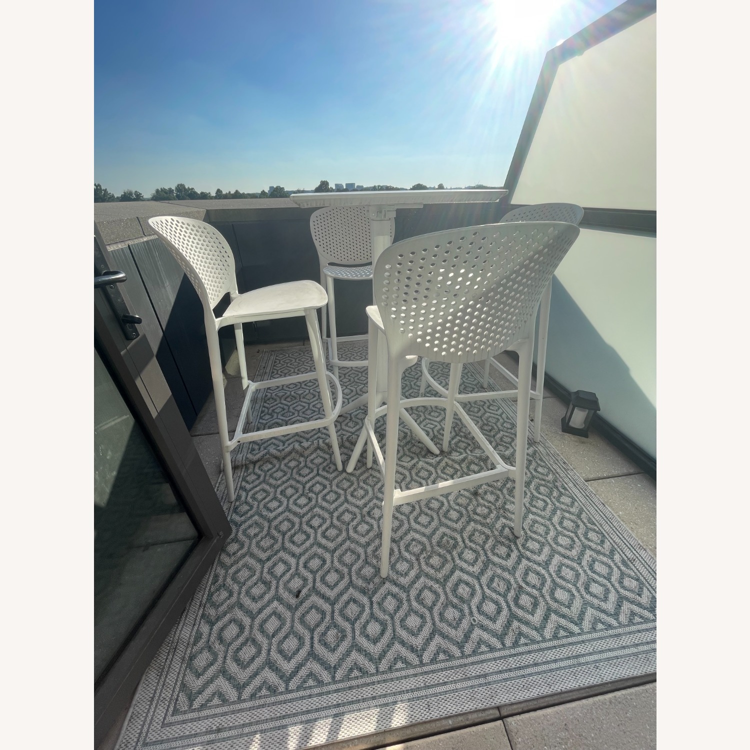 AllModern White Resin Patio Furniture Set - image-3