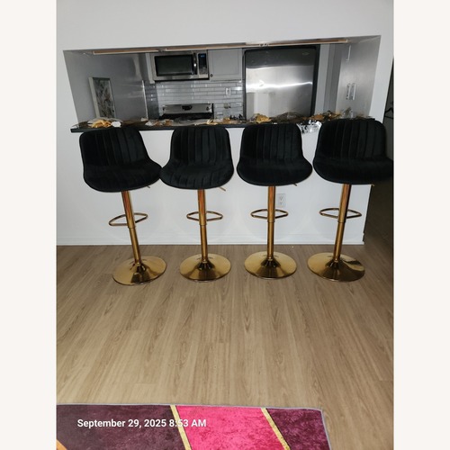 Used Black Velvet Dining Chairs for sale on AptDeco