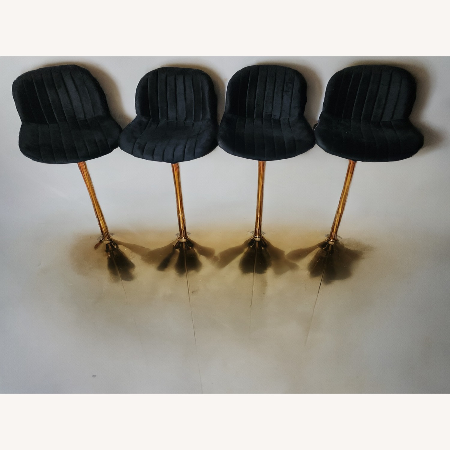 Black Velvet Dining Chairs - image-2