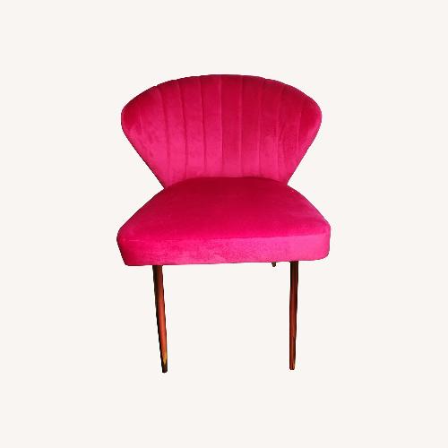 Used Lush Pink Velvet Accent Chairs for sale on AptDeco