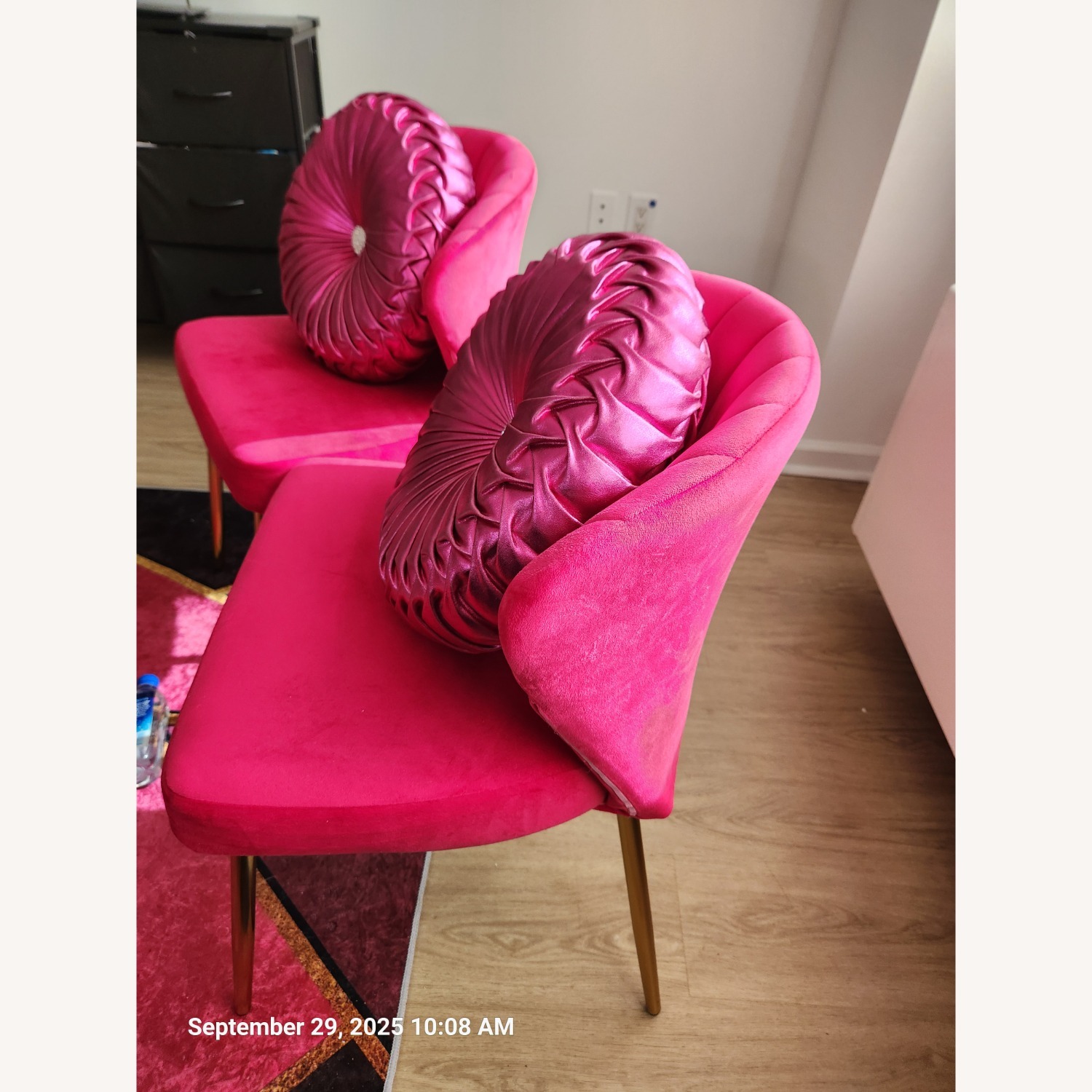 Luxe Pink Throw Pillows - image-3