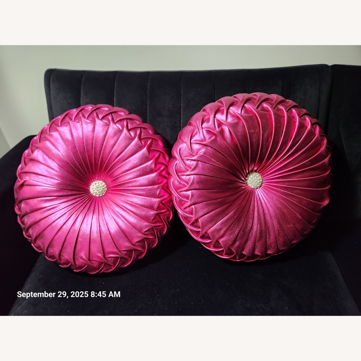 Luxe Pink Throw Pillows - image-1