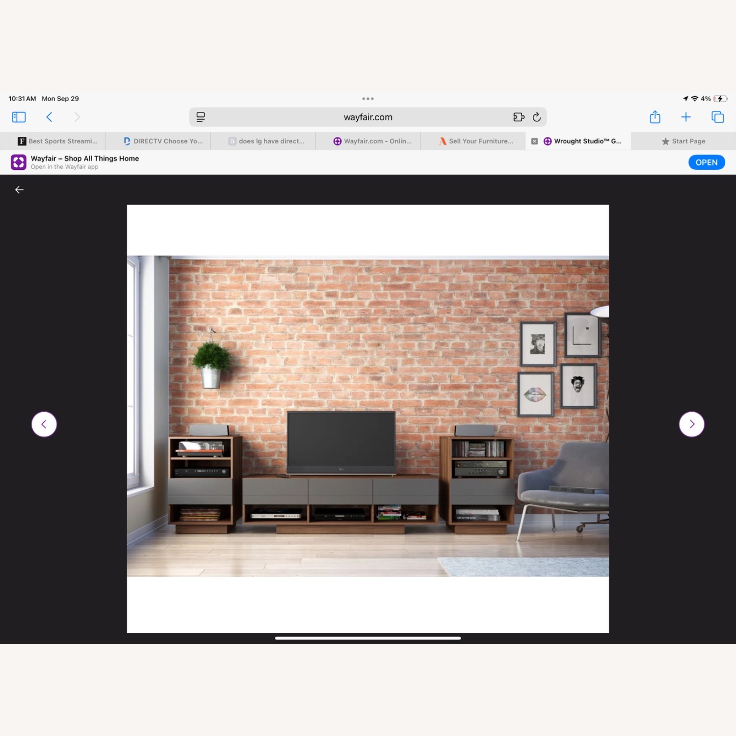Dark Brown Media Storage - image-4