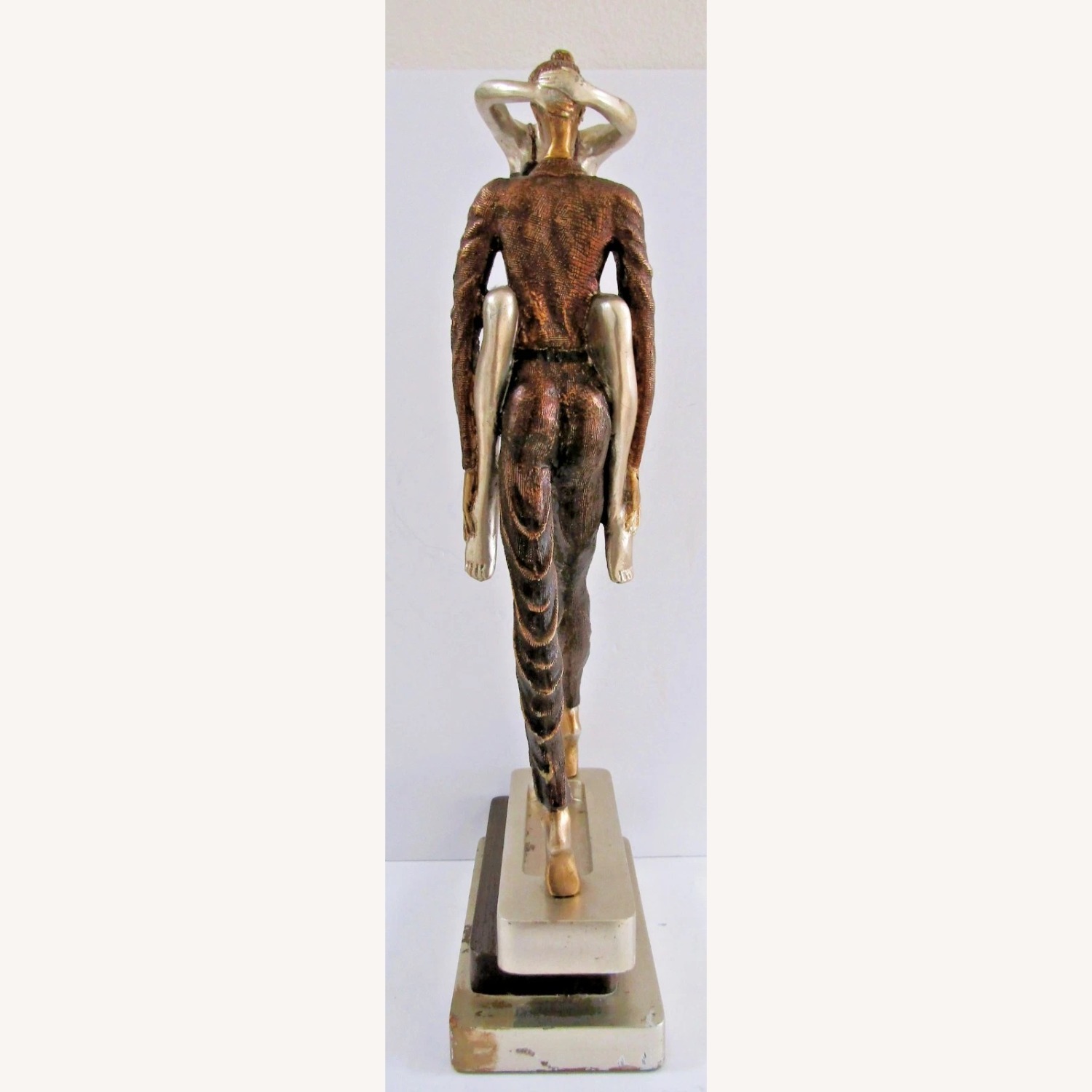 Vintage Artmax Dancing Couple Sculpture - image-10
