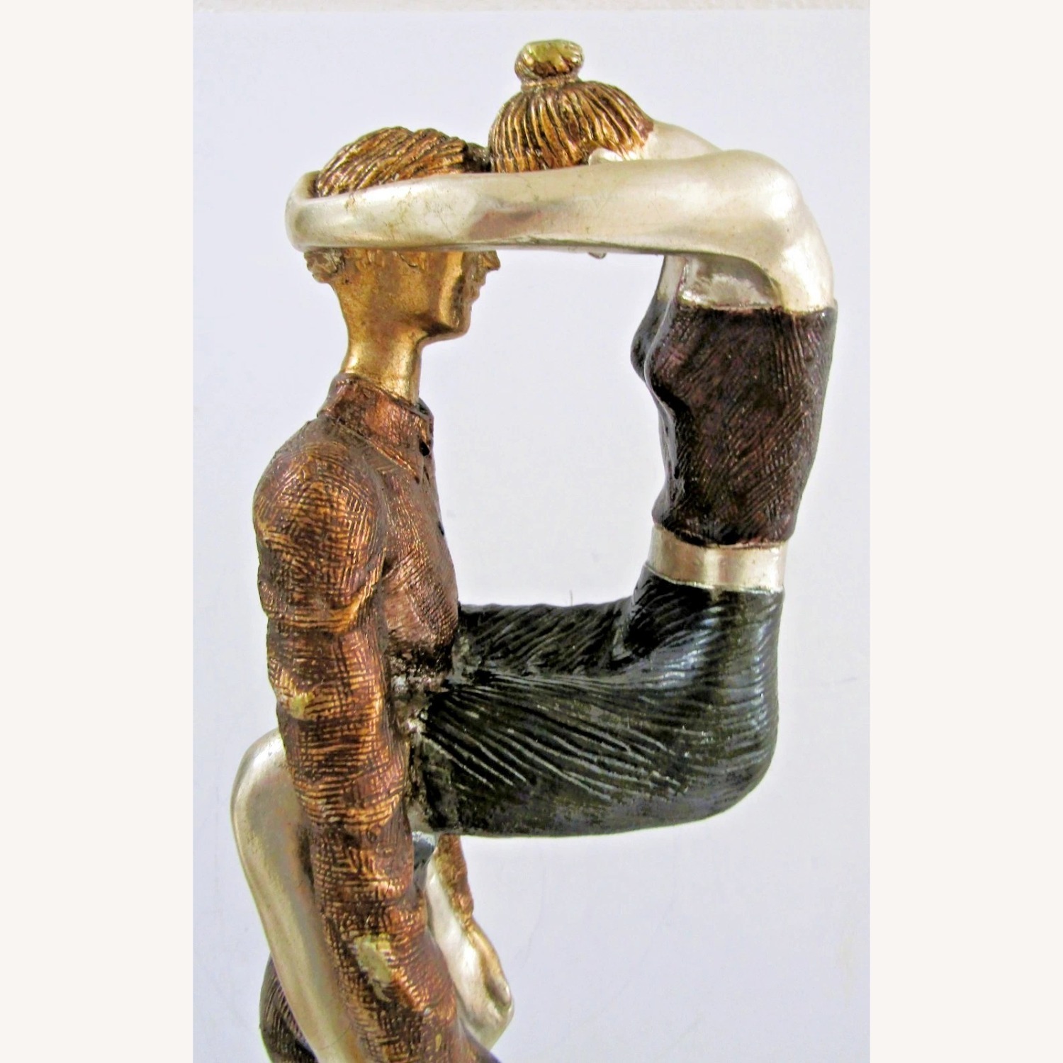 Vintage Artmax Dancing Couple Sculpture - image-2