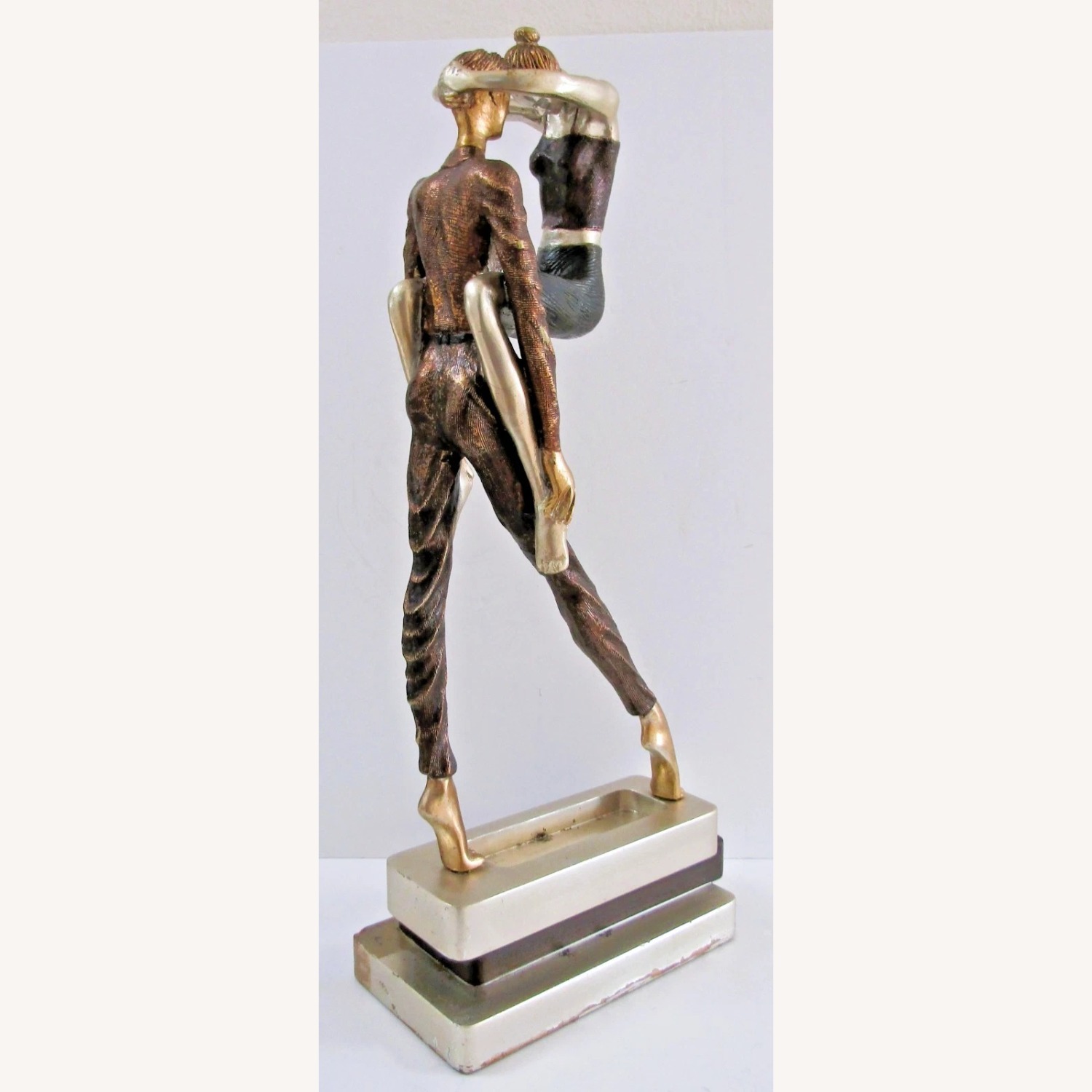 Vintage Artmax Dancing Couple Sculpture - image-13