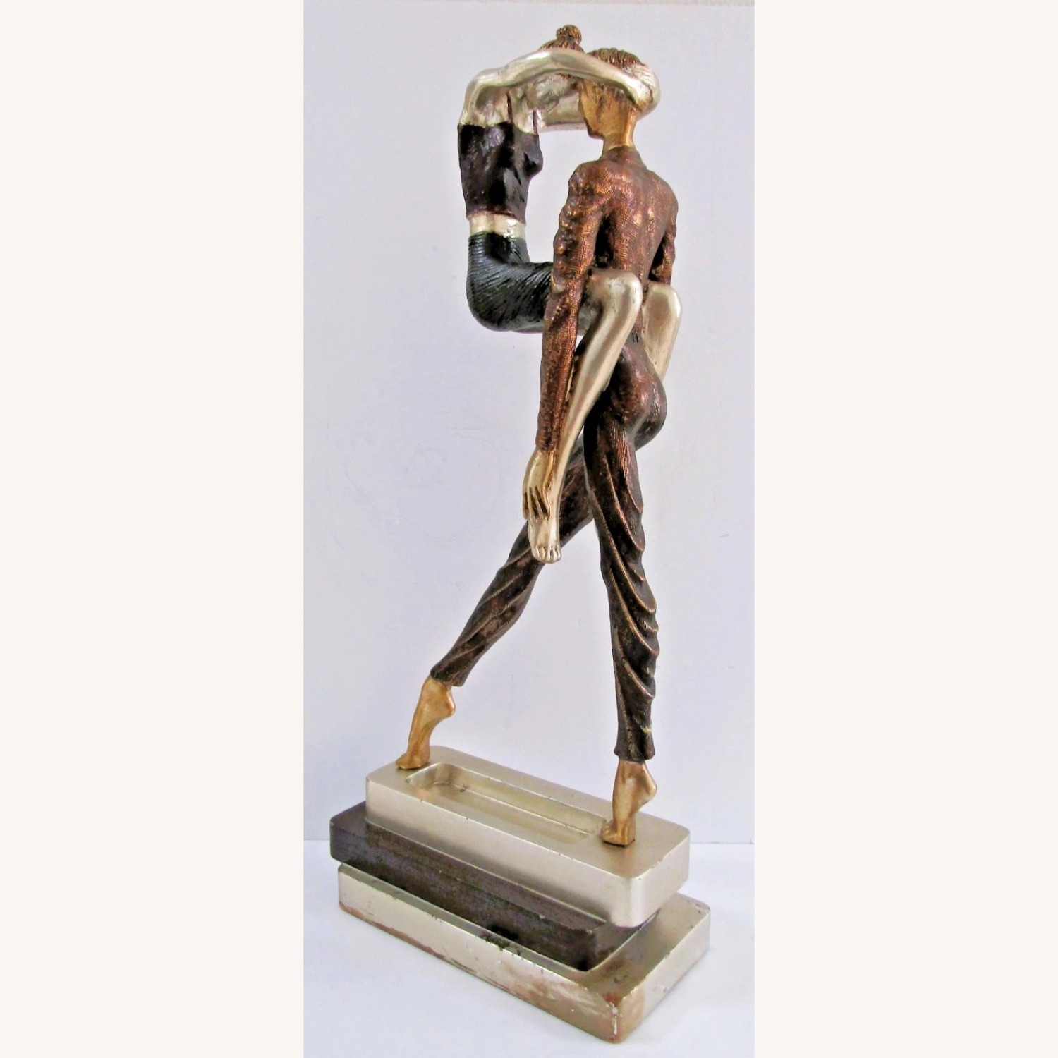 Vintage Artmax Dancing Couple Sculpture - image-9