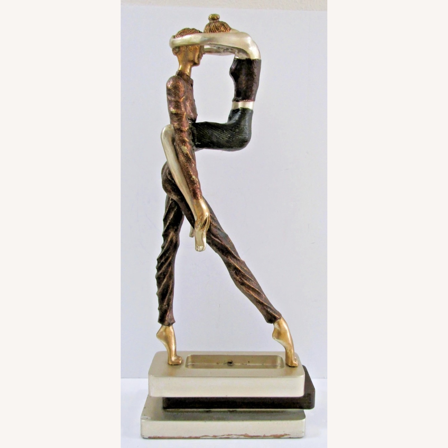 Vintage Artmax Dancing Couple Sculpture - image-1