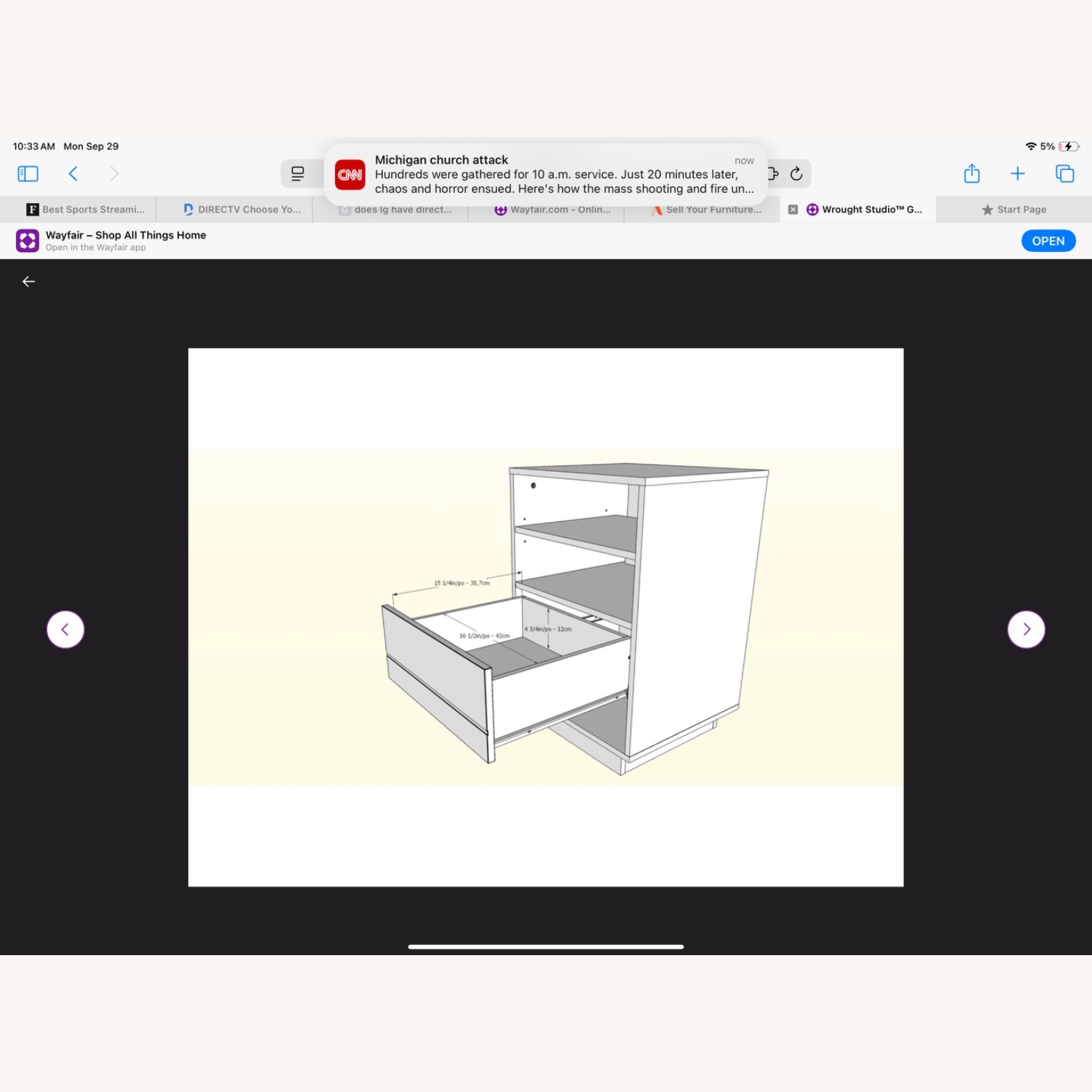 Dark Brown Media Storage - image-5