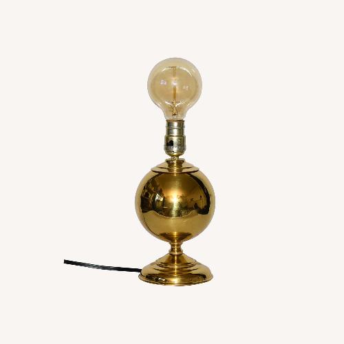 Used Antique Vintage Style sphere Accent Table Lamp for sale on AptDeco