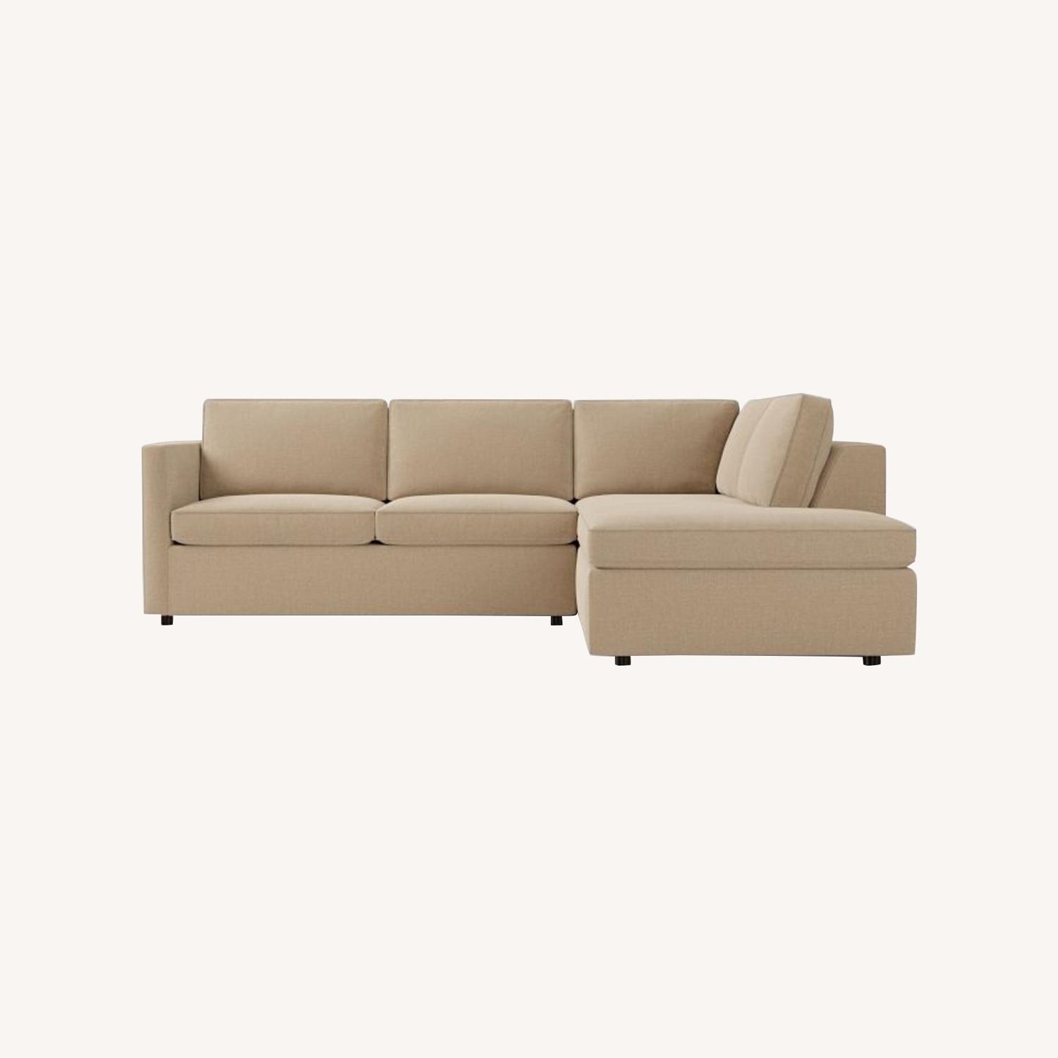 West Elm Harris Frost Gray Harris Sofa - image-0