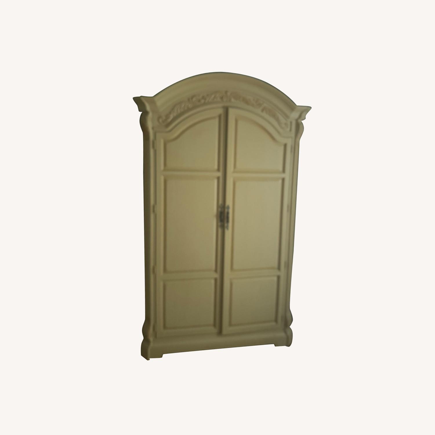 Thomasville Armoire with Mirror, Drawers, Shelves - image-0