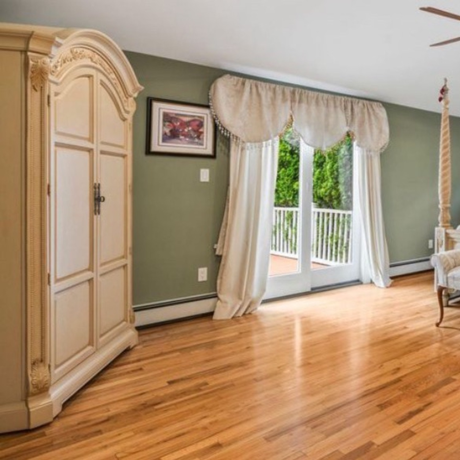 Thomasville Armoire with Mirror, Drawers, Shelves - image-2