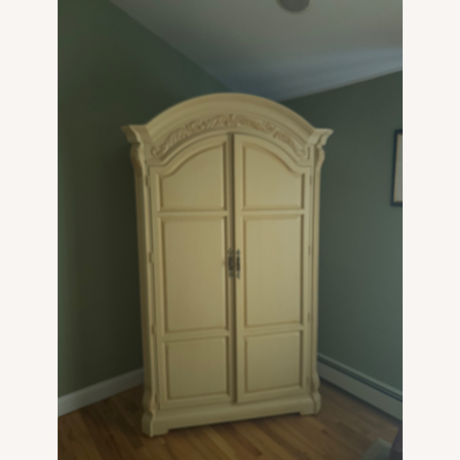 Thomasville Armoire with Mirror, Drawers, Shelves - image-1