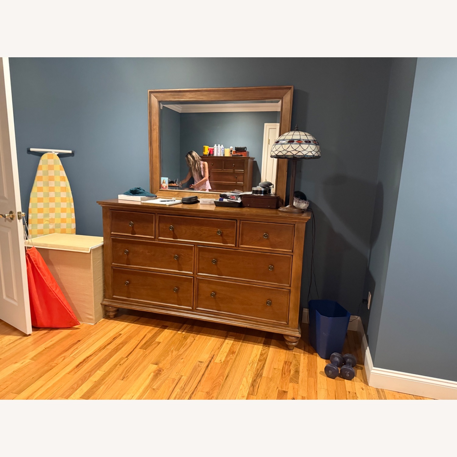 Raymour & Flanigan Dresser and Mirror - image-2