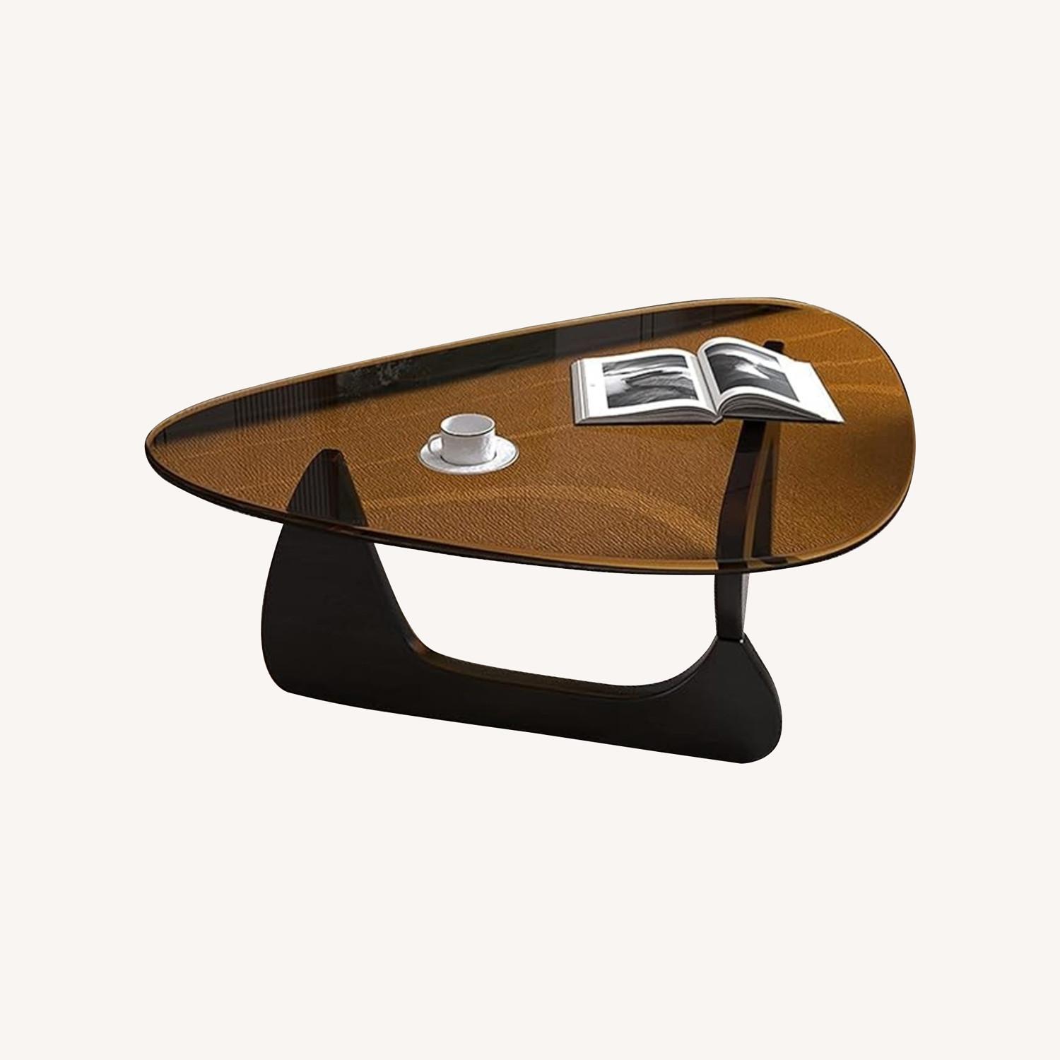 Triangle Glass Coffee Table - image-0