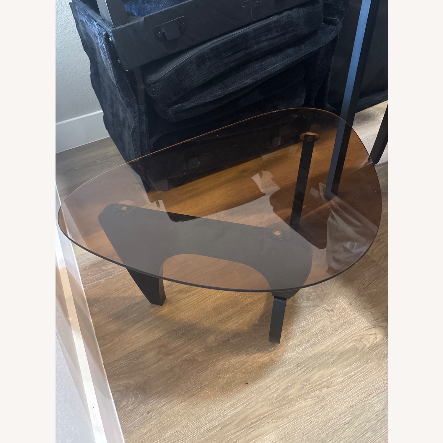 Triangle Glass Coffee Table - image-3