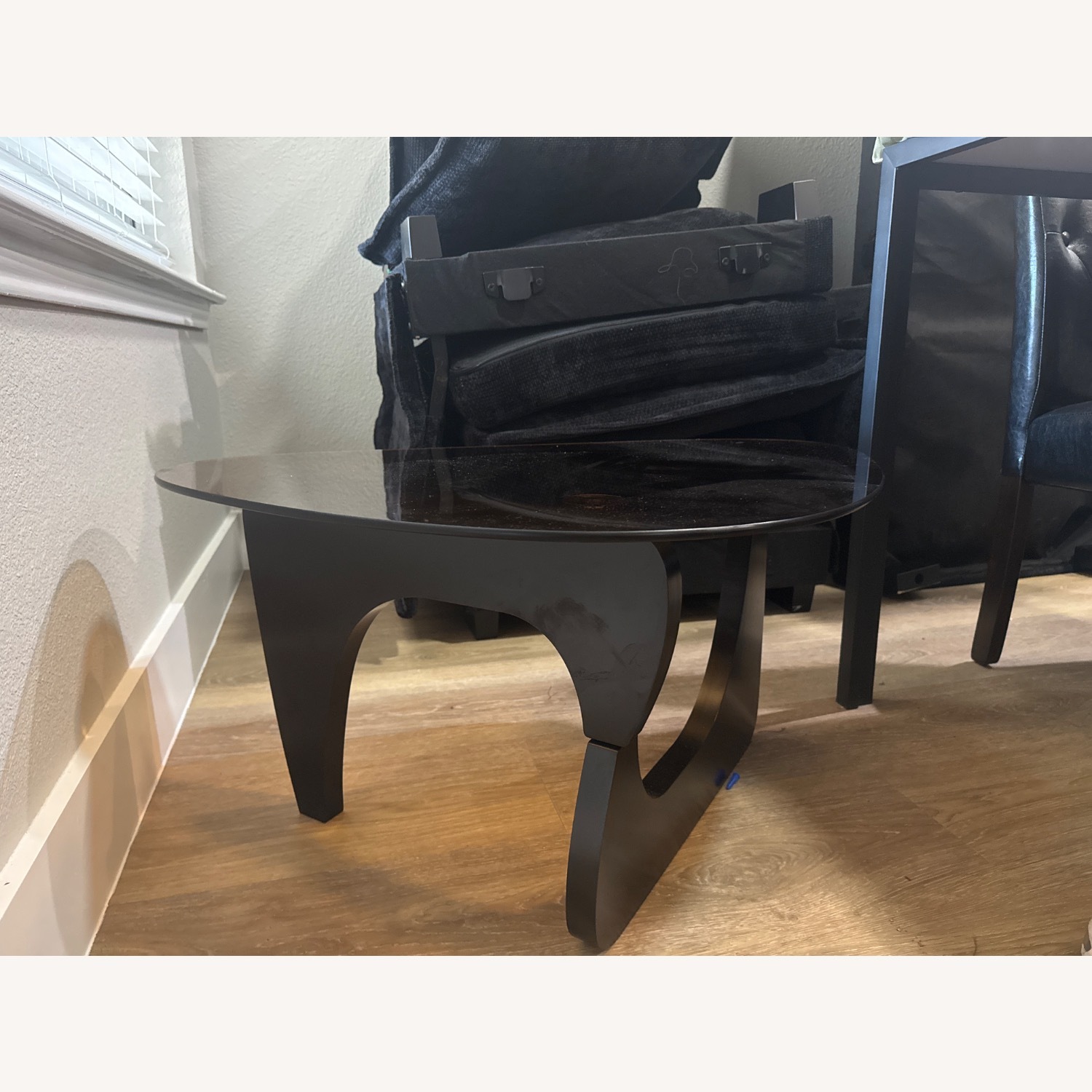 Triangle Glass Coffee Table - image-2