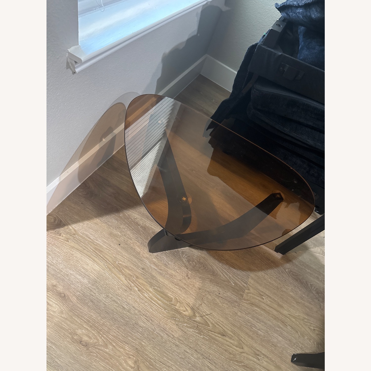 Triangle Glass Coffee Table - image-4