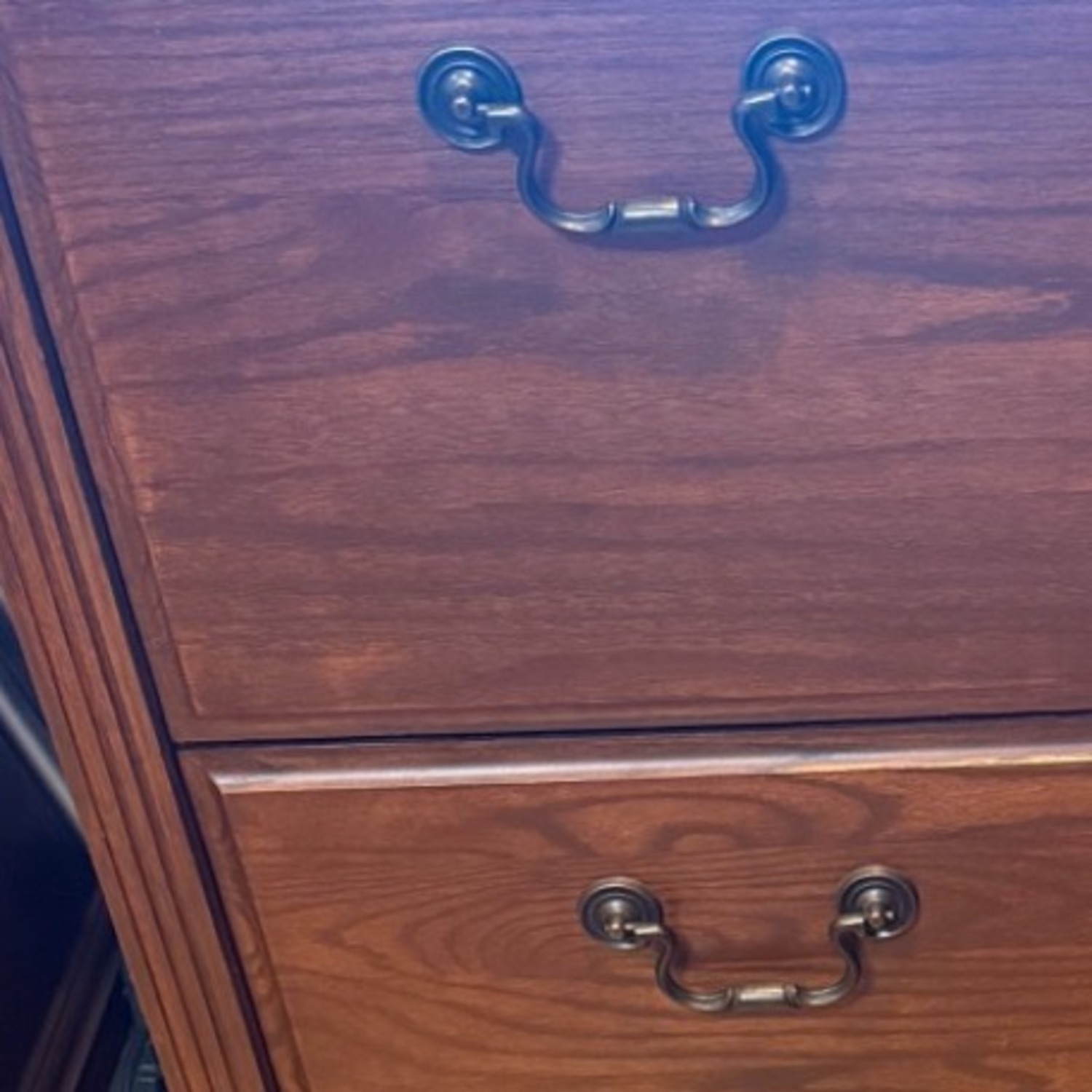 Solid Wood Filing Cabinet - image-3