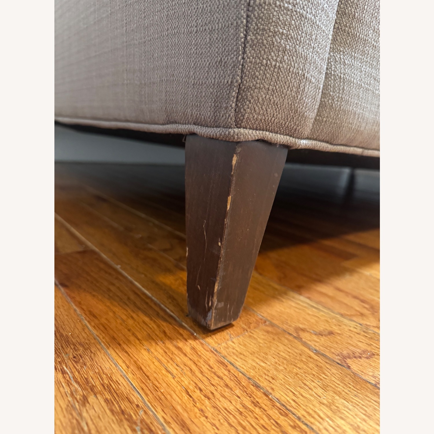 Crate & Barrel Light Gray Fabric 3+ Seater Sofa - image-5