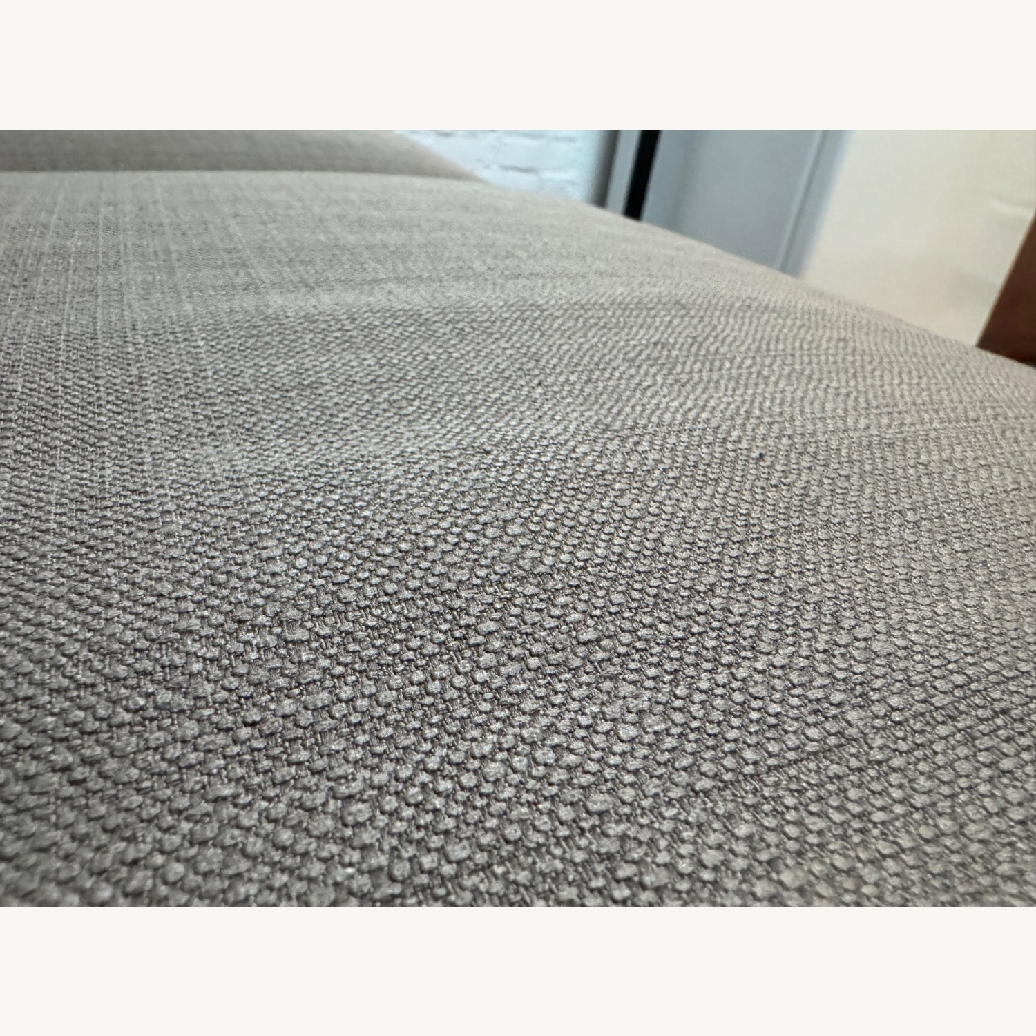 Crate & Barrel Light Gray Fabric 3+ Seater Sofa - image-4