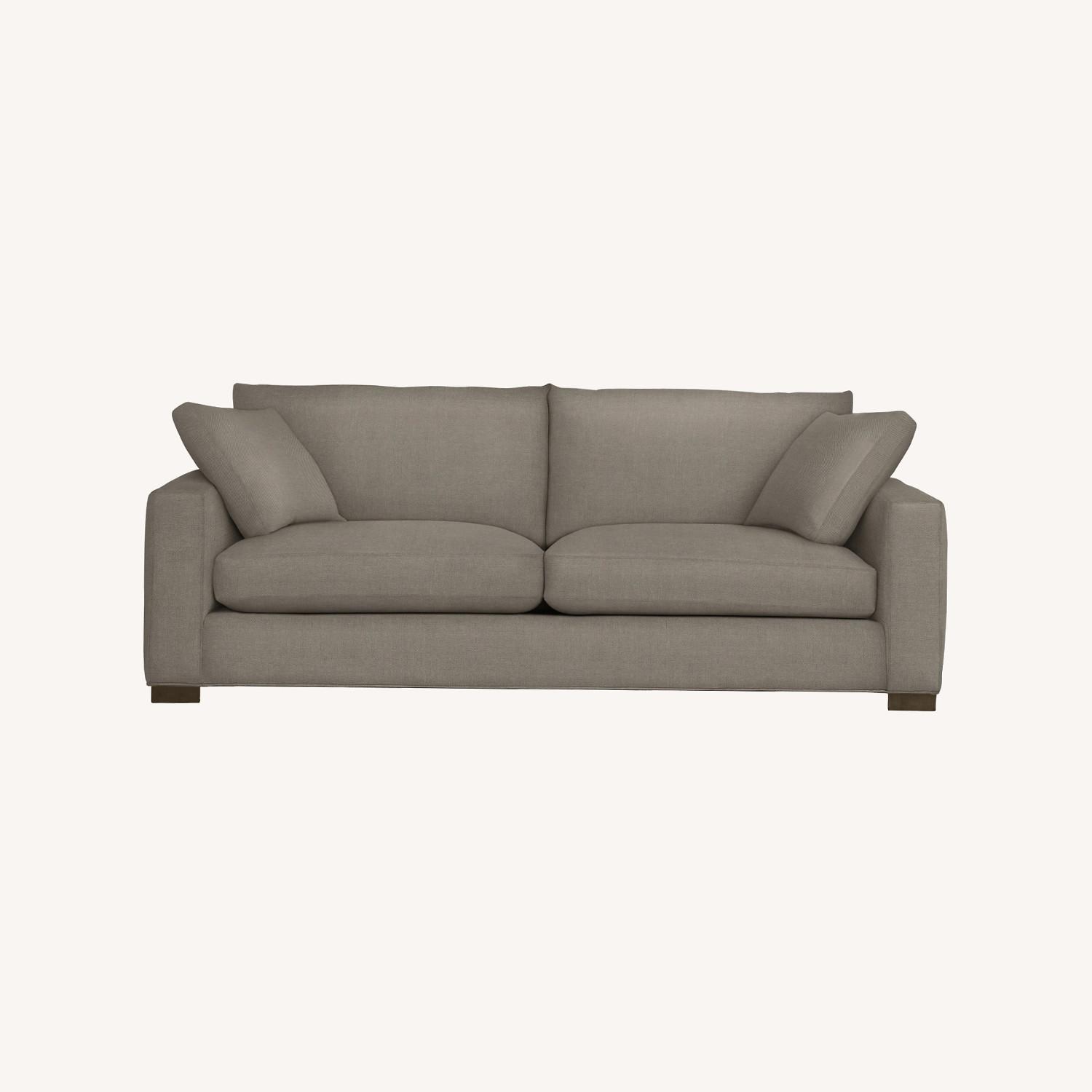 Room & Board Metro Light Gray Fabric 2 Seater Sofa - image-0