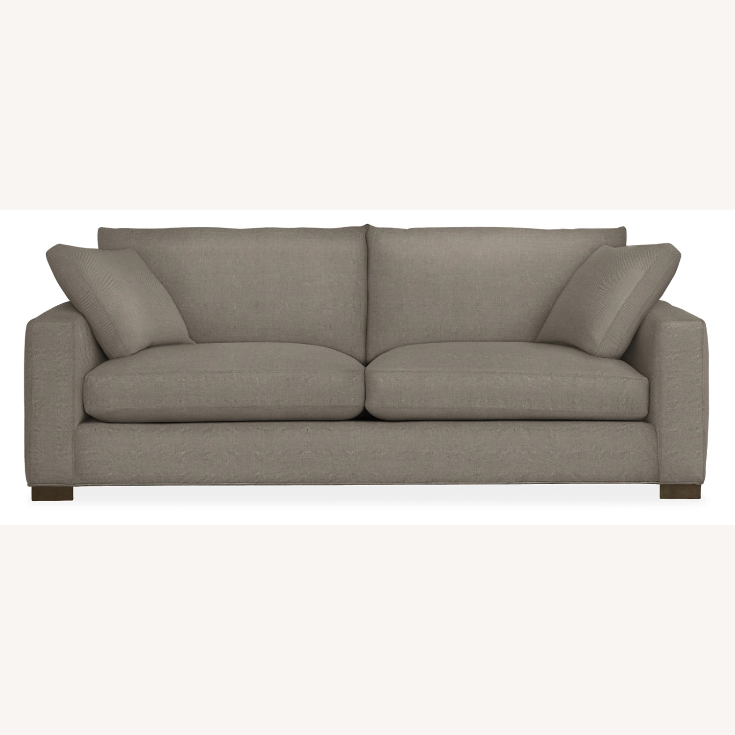 Room & Board Metro Light Gray Fabric 2 Seater Sofa - image-6