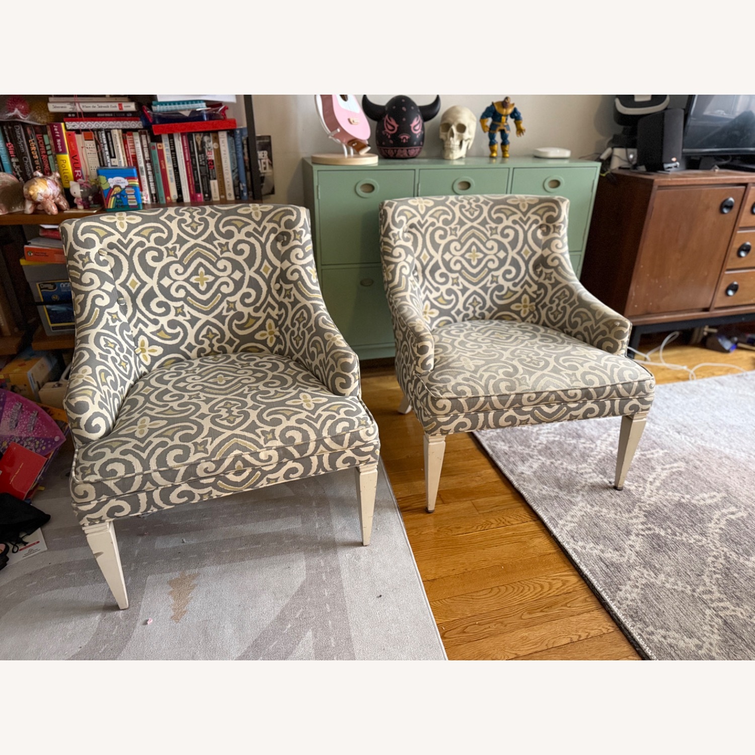 Jonathan Adler Haines Fabric Accent Chairs - image-7