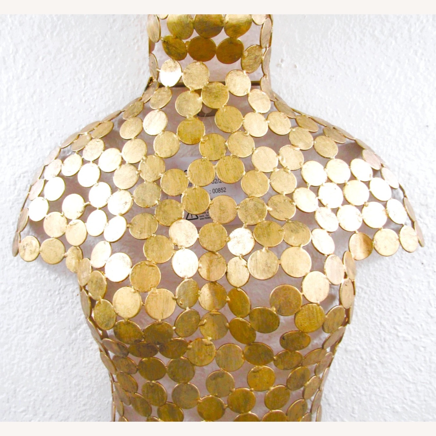 New Gold Leaf Female Torso Wall Art - image-3