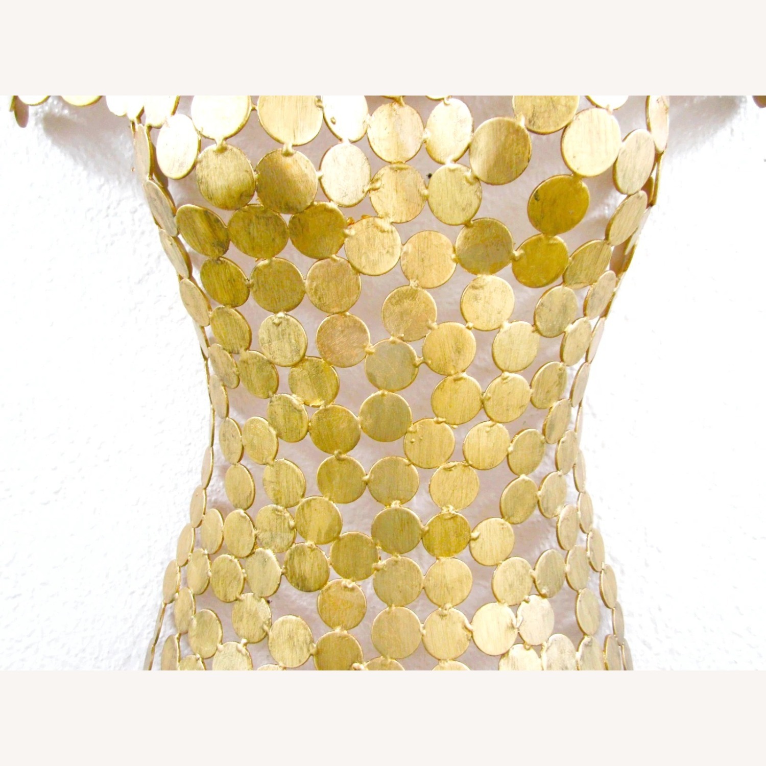 New Gold Leaf Female Torso Wall Art - image-4